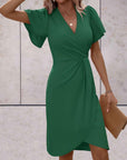 Abito da portafoglio da donna Harper - elegante abito a croce con v e tazza regolabile per tutte le occasioni