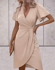 Abito da portafoglio da donna Harper - elegante abito a croce con v e tazza regolabile per tutte le occasioni
