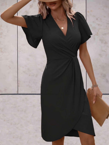 Abito da portafoglio da donna Harper - elegante abito a croce con v e tazza regolabile per tutte le occasioni