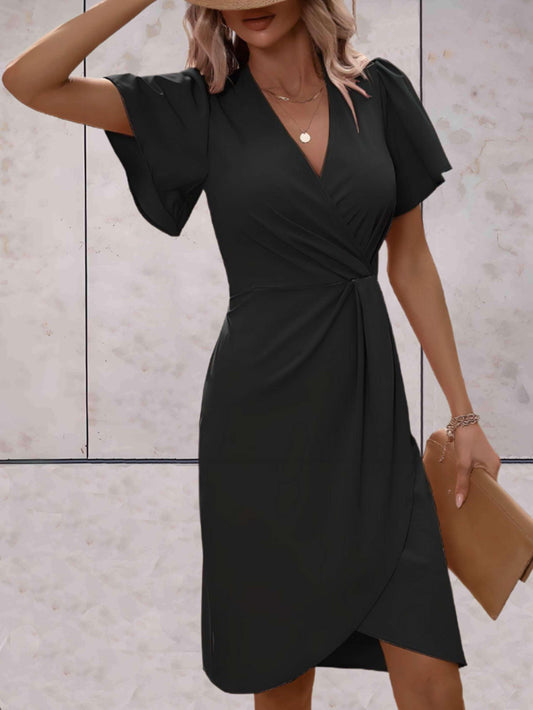 Abito da portafoglio da donna Harper - elegante abito a croce con v e tazza regolabile per tutte le occasioni