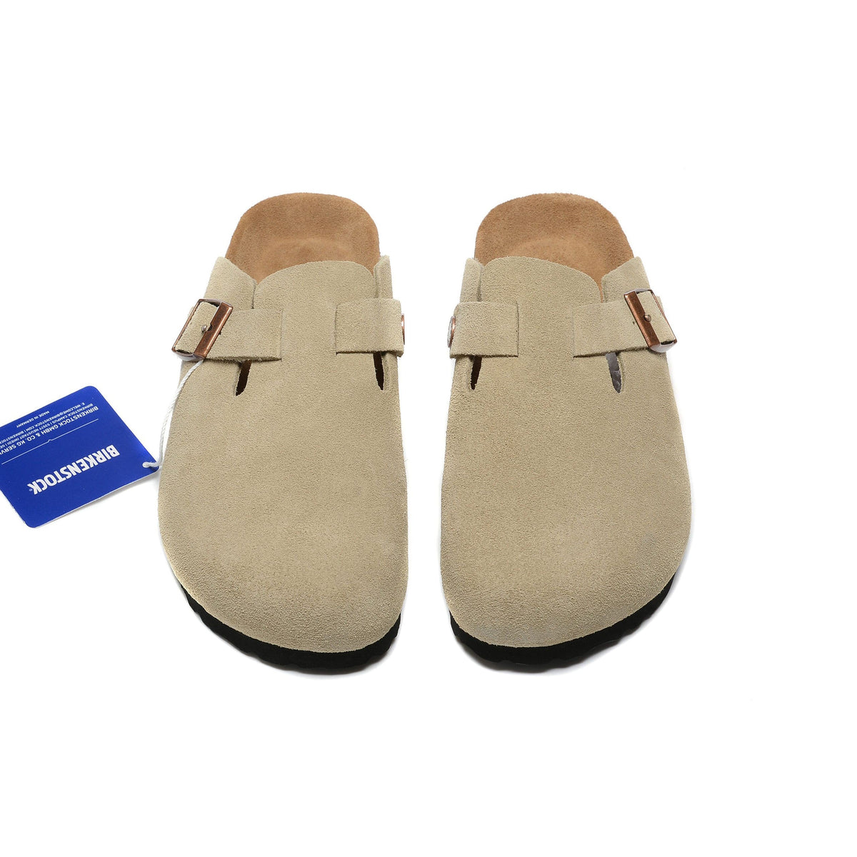 Birkenstock Boston Oat ciabatte unisex in beige avena - dettaglio suola