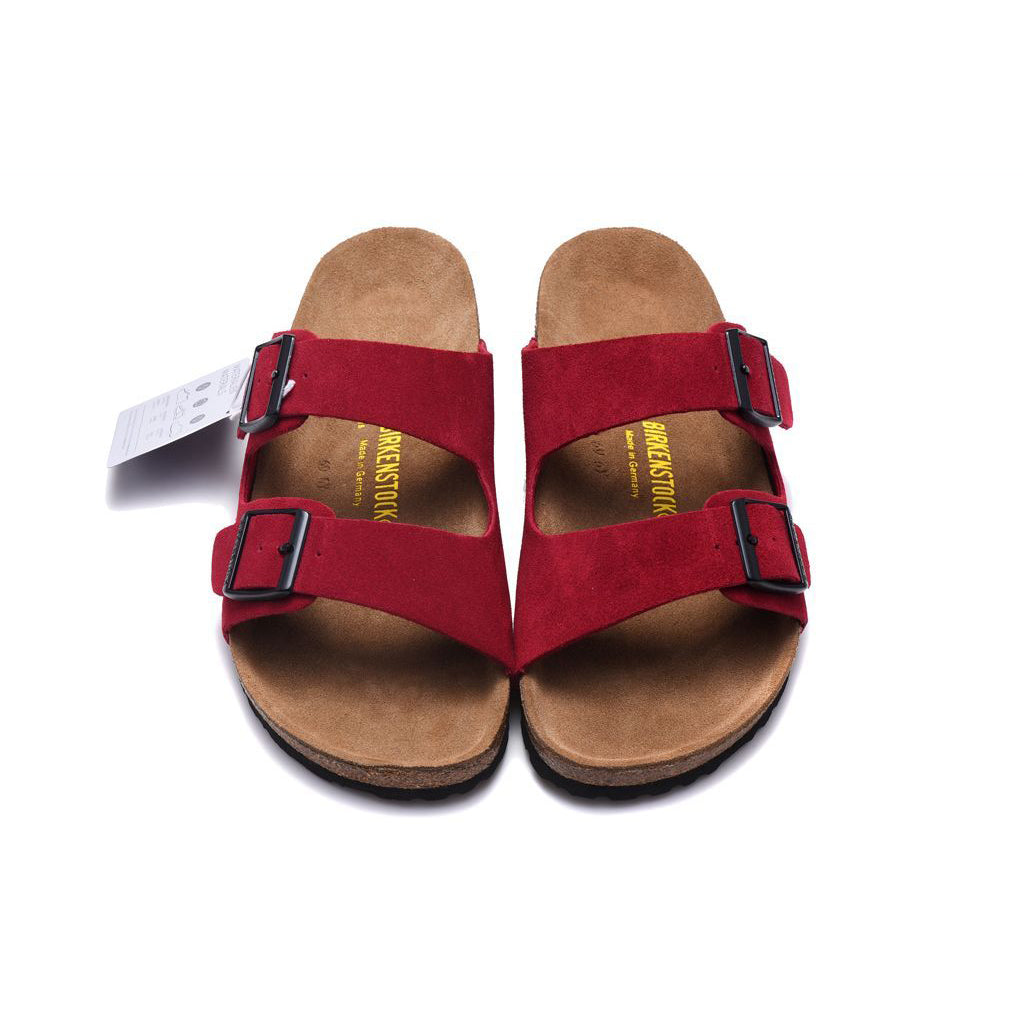 Birkenstock Arizona Red sandali unisex in multicolore - dettaglio suola