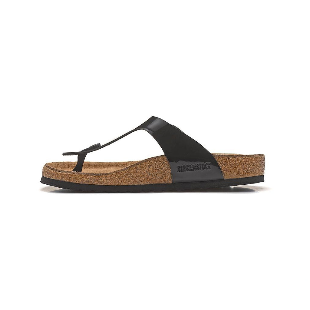 Birkenstock Gizeh Black infradito unisex in nero - vista frontale