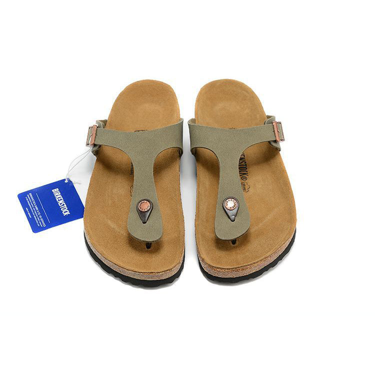 Birkenstock Gizeh Military Green infradito unisex in verde militare - dettaglio suola