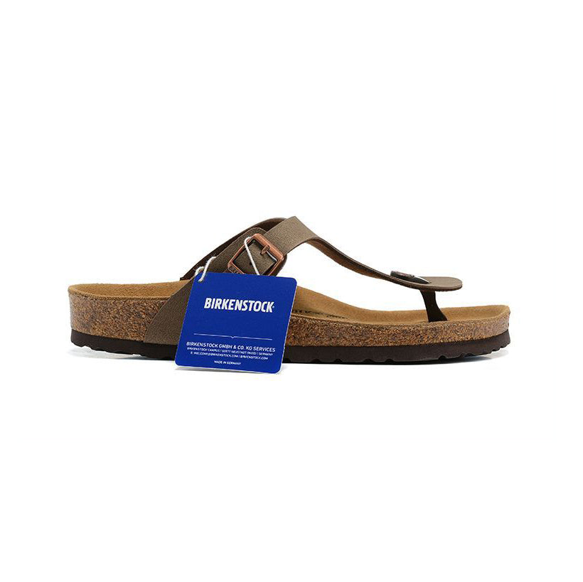 Birkenstock Gizeh Brown infradito unisex in marrone - vista laterale