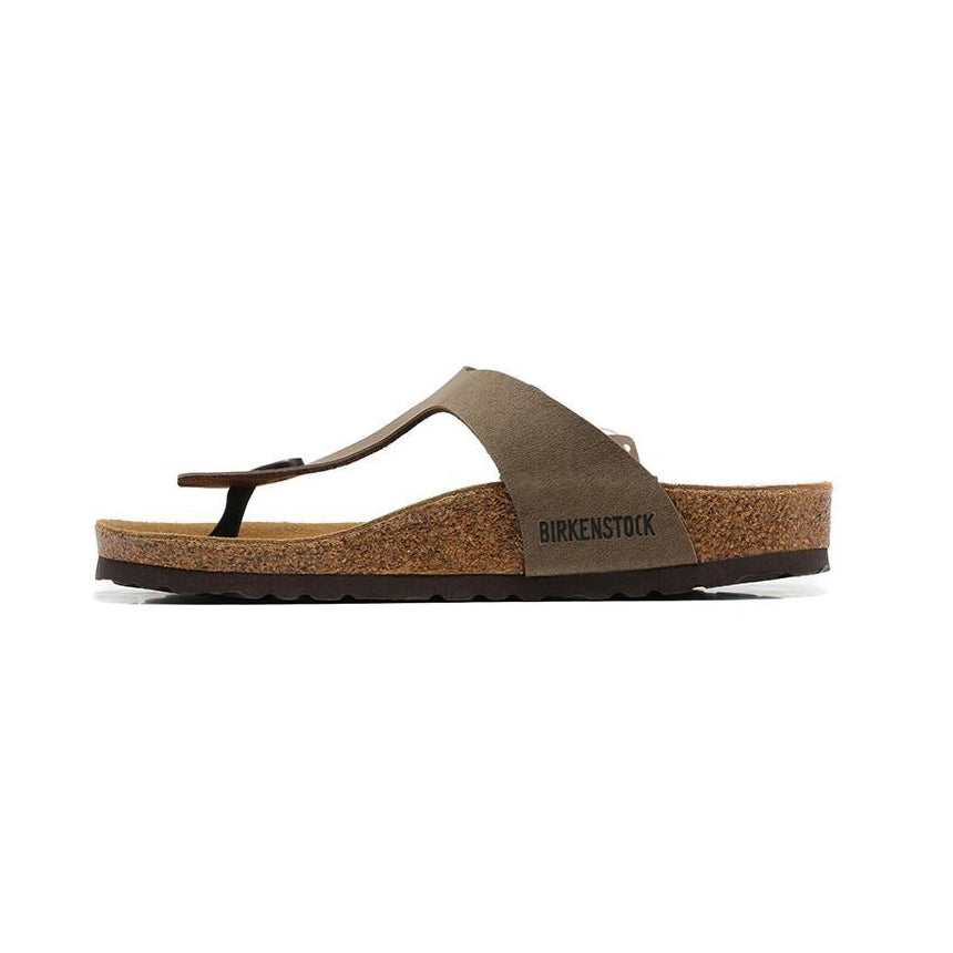 Birkenstock Gizeh Brown infradito unisex in marrone - vista frontale