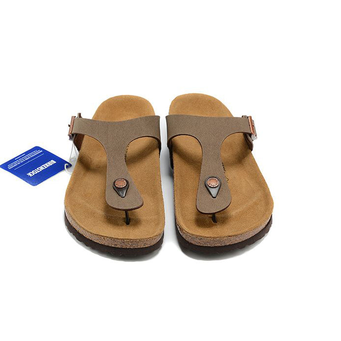 Birkenstock Gizeh Brown infradito unisex in marrone - dettaglio suola