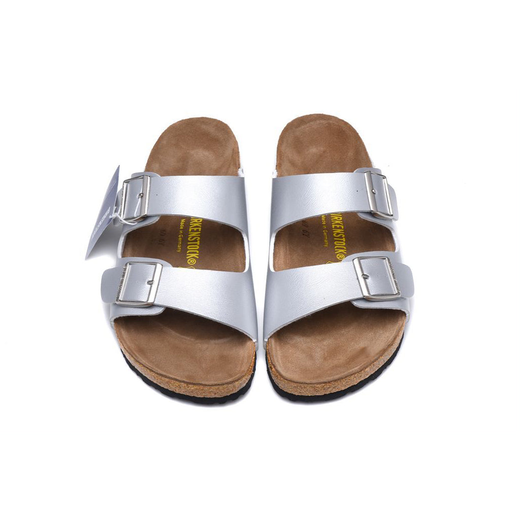 Birkenstock Arizona Silver sandali unisex in multicolore - dettaglio suola