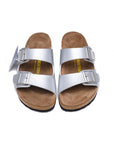 Birkenstock Arizona Silver sandali unisex in multicolore - dettaglio suola