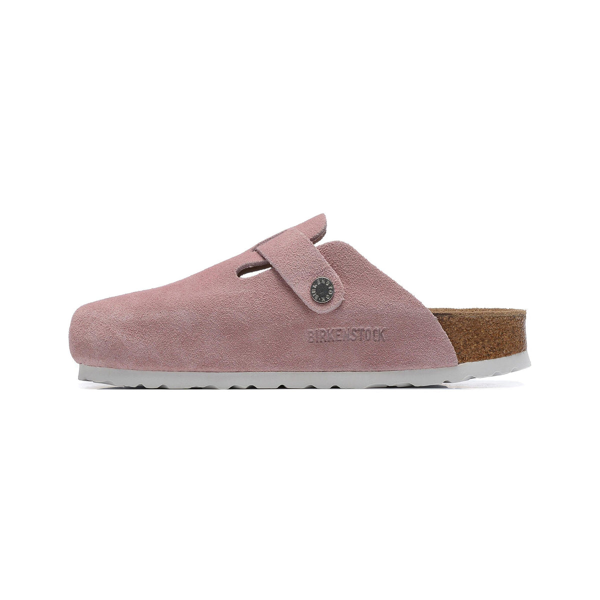 Birkenstock Boston Pink ciabatte unisex in multicolore - vista frontale