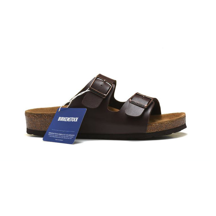 Birkenstock Arizona Brown sandali unisex in marrone - vista laterale