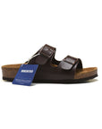 Birkenstock Arizona Brown sandali unisex in marrone - vista laterale