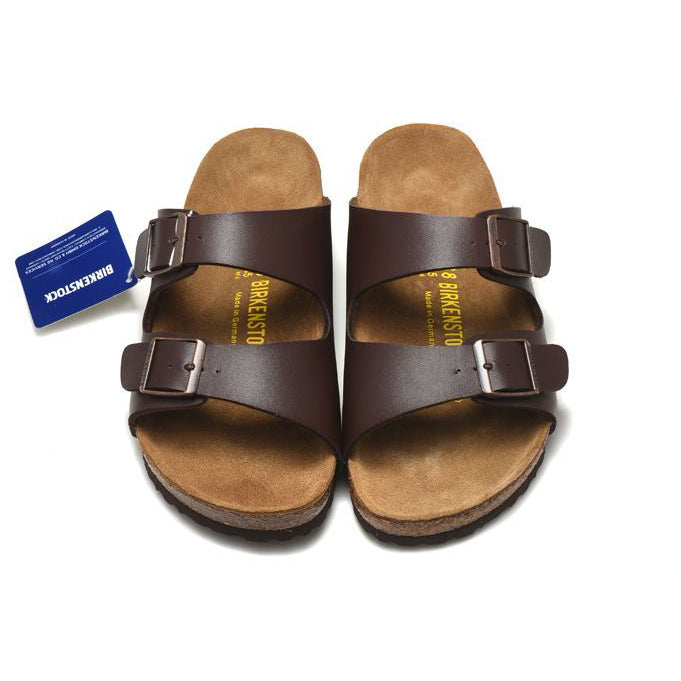 Birkenstock Arizona Brown sandali unisex in marrone - dettaglio suola