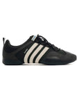 Adidas Ballerine Black Chalk x Bad Bunny ballerine uomo e donna in bianco nero - vista laterale