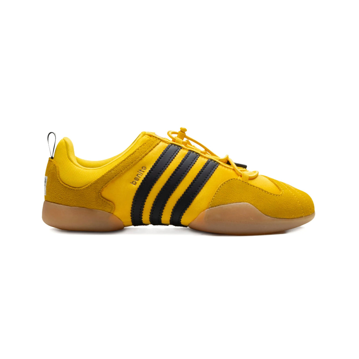 Adidas Ballerine Bold Gold x Bad Bunny ballerine uomo e donna in oro - vista laterale