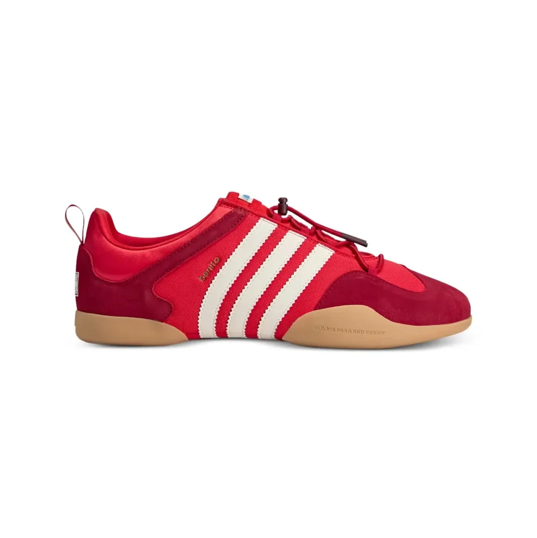 Adidas Ballerine Flamboyan Vivid Red x Bad Bunny ballerine donna in rosso - vista laterale