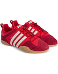 Adidas Ballerine Flamboyan Vivid Red x Bad Bunny ballerine donna in rosso - vista frontale
