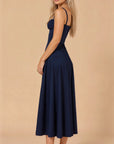 Bonnie | Abito midi floreale chic con corsetto da donna