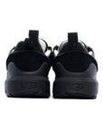UGG Heritage Utility Sneaker Black sneakers uomo e donna in pelle scamosciata nero, vista posteriore