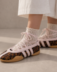 Adidas Taekwondo Leopard Print Clear Pink ballerine donna in rosa - dettaglio tomaia