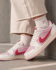 Nike Air Jordan 1 Low Travis Scott Tropical Pink Rosa Uomo Donna - 7