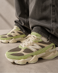 New Balance 9060R Dry Lime Thunder Brown Verde Chiaro Uomo Donna - 5