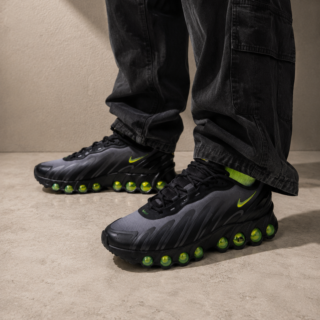Nike Air Max DN8 Nero Giallo Uomo Donna Sneakers - 5
