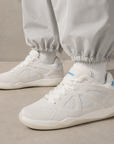 Adidas BadBo 1.0 Resilience x Bad Bunny sneakers basse donna in bianco blu - vista posteriore
