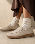 Adidas Spezial Loafer Magic Beige sneakers basse uomo e donna in beige - dettaglio tomaia