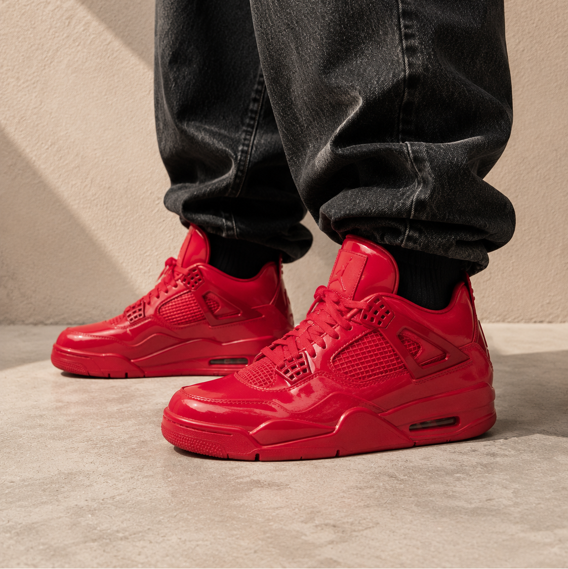 Nike Air Jordan 4 11Lab4 University Red Rosso Vernice Uomo - 5
