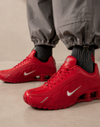 Nike Shox R4 Red Reflective Rosso Uomo Donna - 5