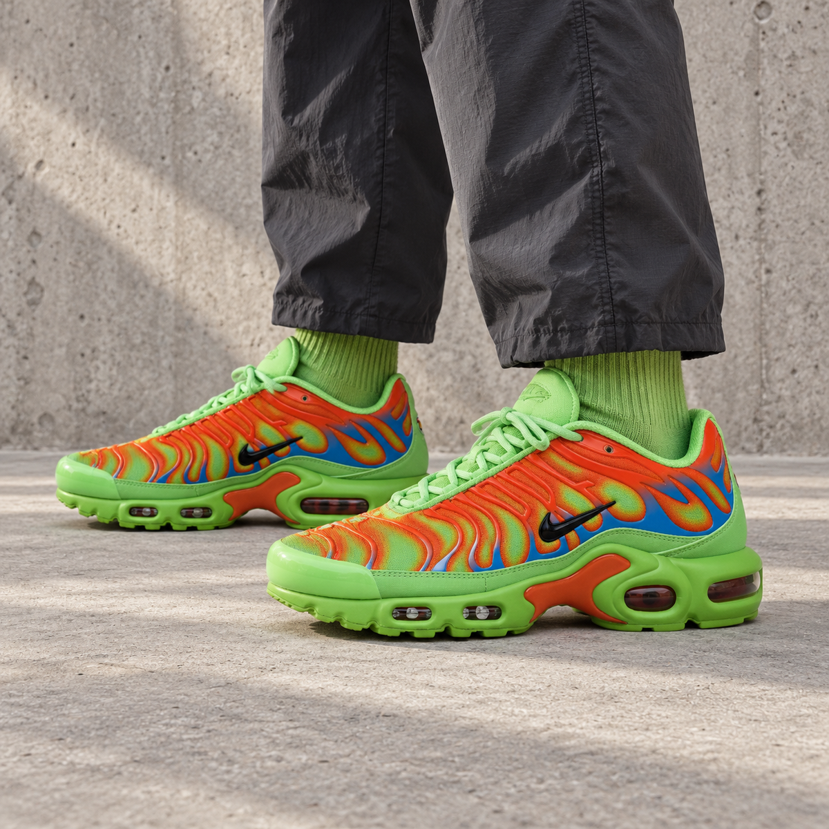 Nike Air Max Plus x Supreme Mean Green Verde Uomo Donna - 4