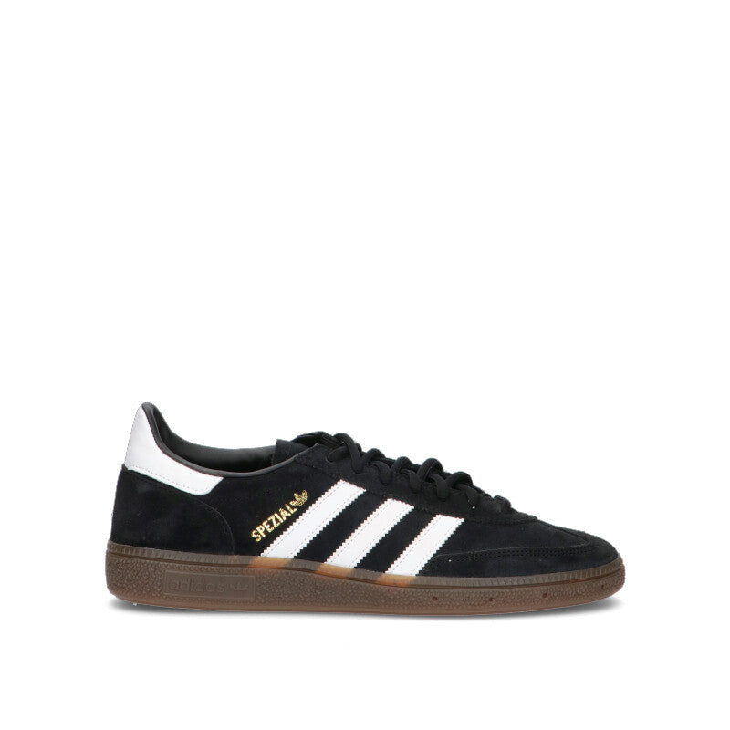 Adidas Spezial Nero Bianco Gum sneakers basse uomo e donna in nero e bianco - vista laterale