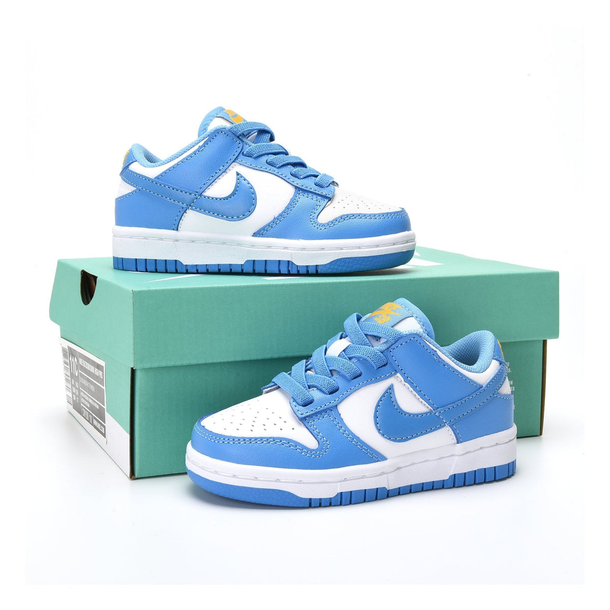 Nike Dunk Low Bambino Azzurre e Bianche University Scarpe Casual