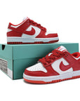 Nike Dunk Low Bambina Bianche e Rosse Gipsy Rose Casual