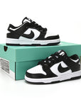 Nike Dunk Low Bambino Bianche e Nere Panda Scarpe Casual