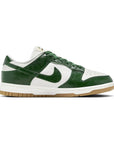 Nike Dunk Low Verde Gorge e Bianco Pelle Ostrich Uomo