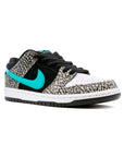 Nike Dunk Low SB Elephant Print Atmos Nero e Turchese Uomo