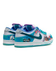 Nike Dunk Low SB Multicolore Acqua Teal e Bianco Futura Uomo