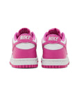 Nike Dunk Low Fucsia Attivo e Bianco Scarpe Donna