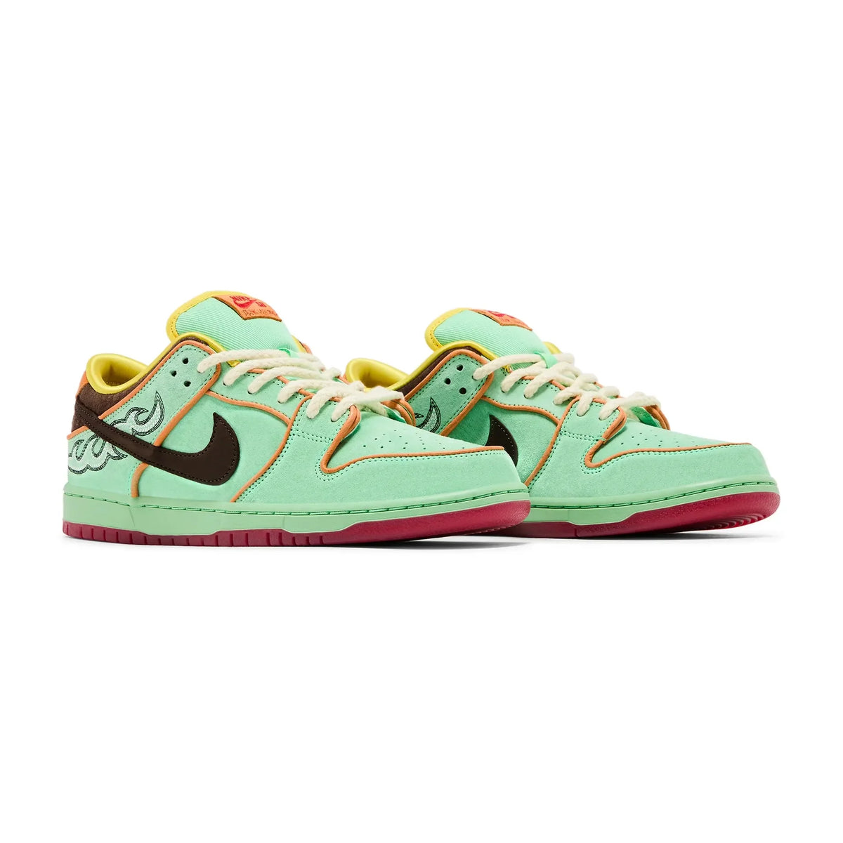 Nike Dunk Low SB Rodeo Tourmaline Verde Marrone Uomo Donna - 2