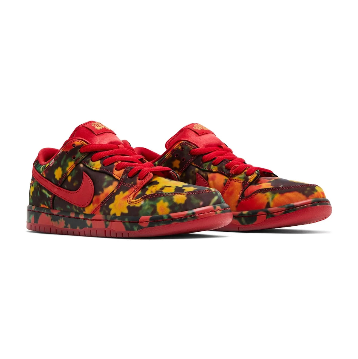 Nike Dunk Low SB The Wizard of Oz Poppy Field Rosso Verde Uomo Donna - 2