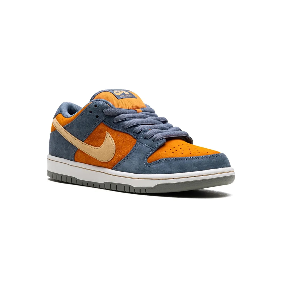 Nike SB Dunk Low Light Carbon Monarch Arancione Grigio Uomo Donna - 2