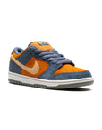 Nike SB Dunk Low Light Carbon Monarch Arancione Grigio Uomo Donna - 2
