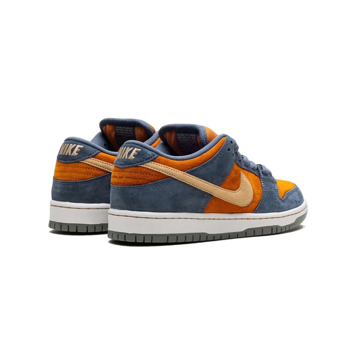 Nike SB Dunk Low Light Carbon Monarch Arancione Grigio Uomo Donna - 3