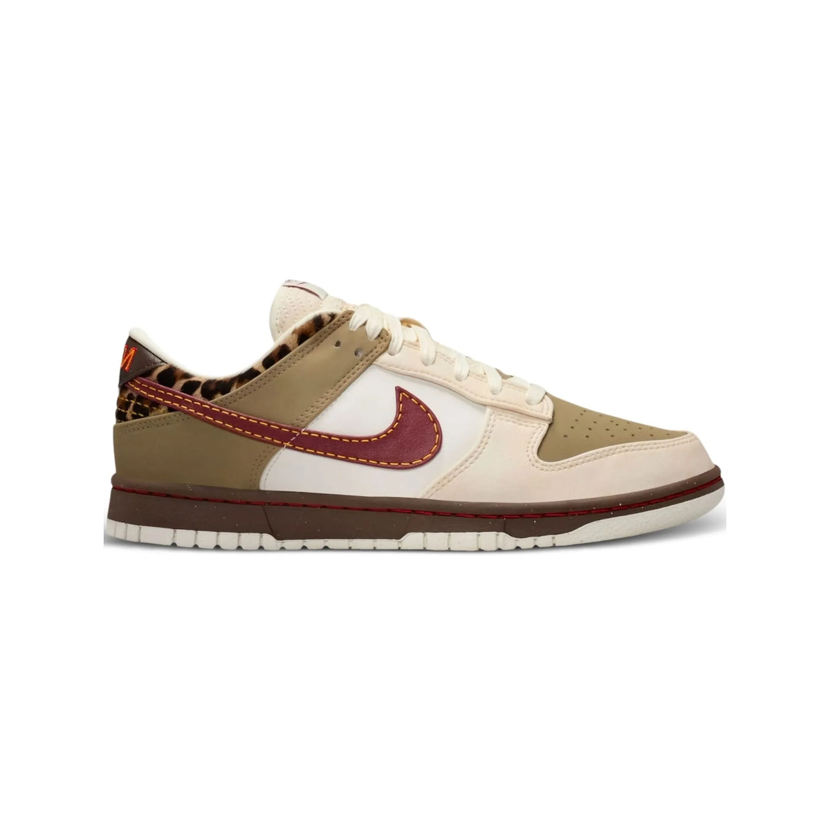 Nike Dunk Low Retro Khaki Team Red Pearl White Verde Uomo Donna - 1