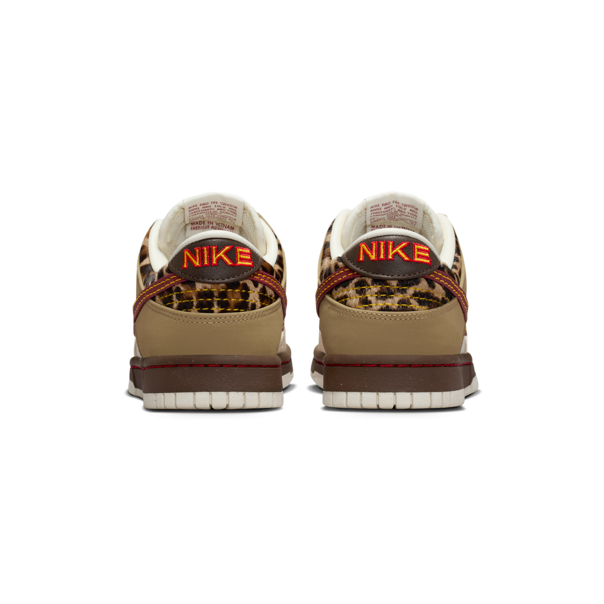 Nike Dunk Low Retro Khaki Team Red Pearl White Verde Uomo Donna - 3