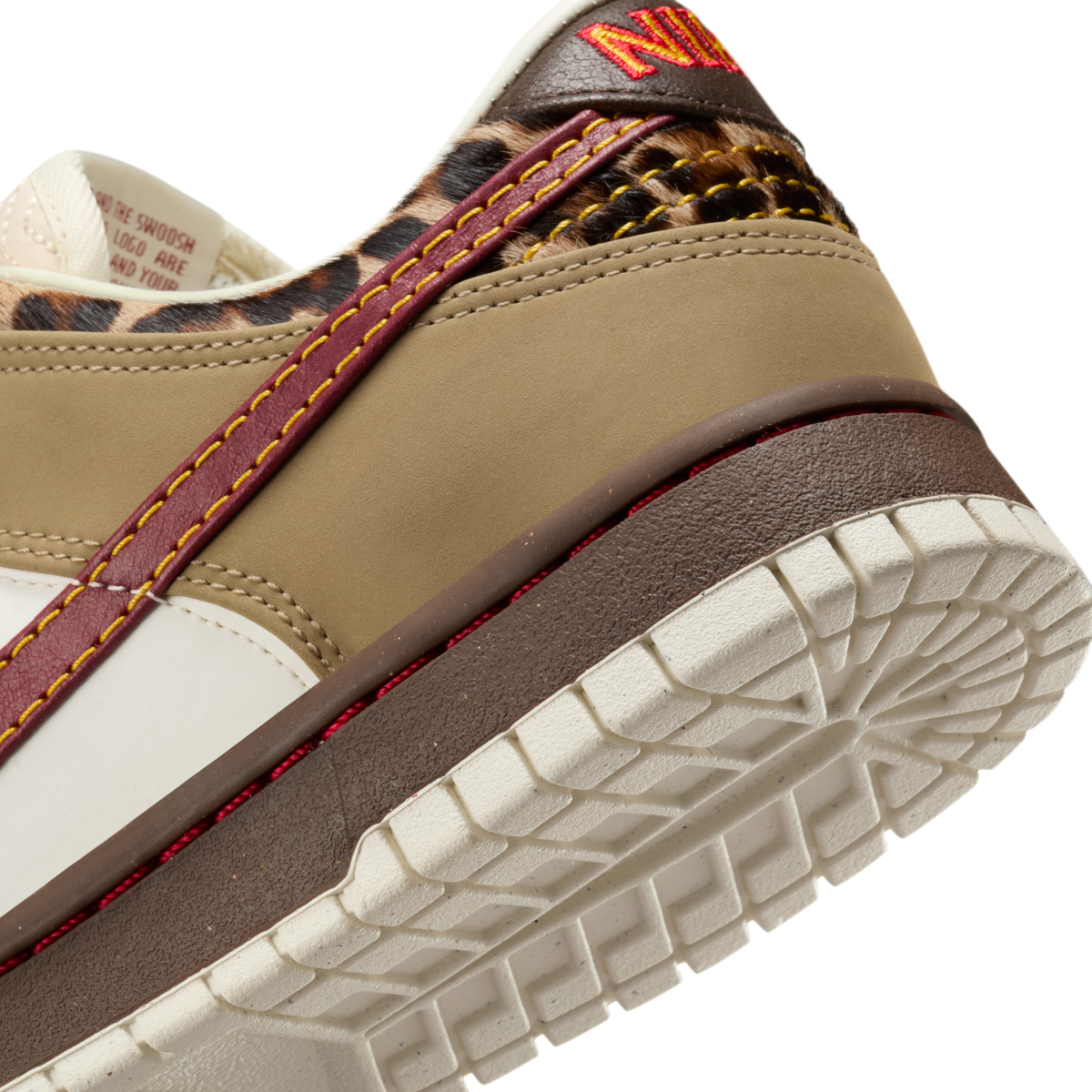 Nike Dunk Low Retro Khaki Team Red Pearl White Verde Uomo Donna - 6