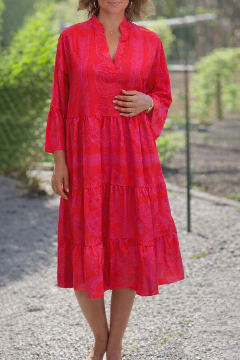 Daisy | Abito Midi Boho Donna a Vestibilità Larga