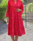 Daisy | Abito Midi Boho Donna a Vestibilità Larga